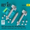 RESKIT RS32-0544 AGM-130C missiles (BLU-109 warhead) (2 pcs) with AN/AXQ-14 data link pod (1 pcs) (3D Printed) 1/32